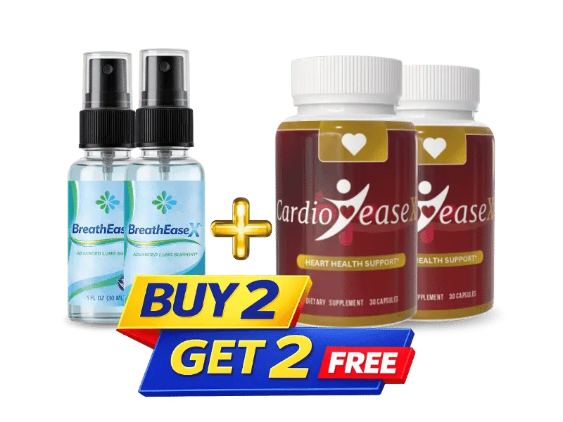 BreathEaseX + CardioEaseX 2 plus 2 bundle