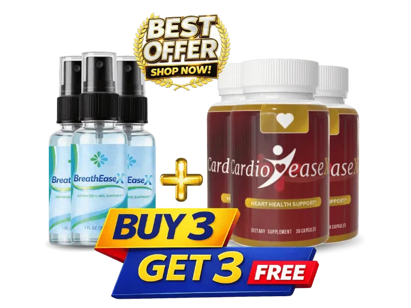 BreathEaseX + CardioEaseX 3 plus 3 bundle